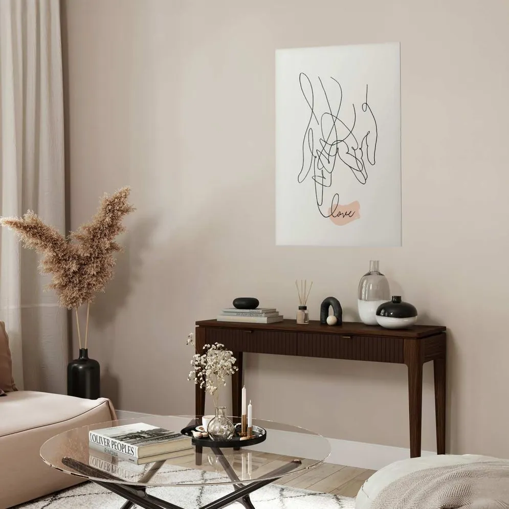 Plakat Splątane uczucie 60x90 cm bez ramy z marginesem | MIRAT.