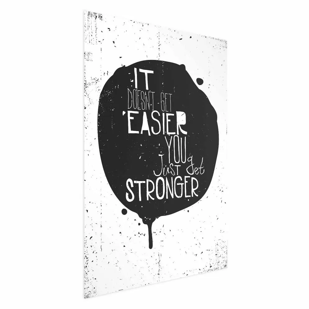 Plakat Stronger 21x30 cm bez ramy bez marginesu | MIRAT.