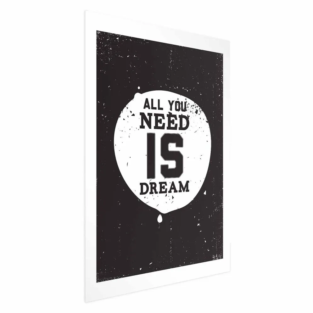 Plakat Artgeist All you need 40 x 60 cm 1 szt bez ramy i marginesem | MIRAT. kolekcja m-B-0048-ao-a