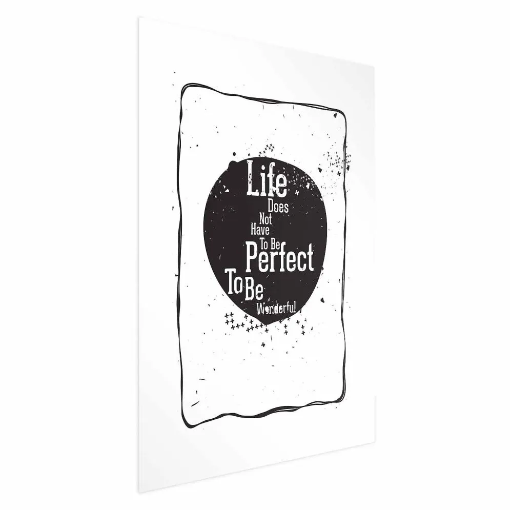 Plakat Life 60x90 cm bez ramy z marginesem | MIRAT.