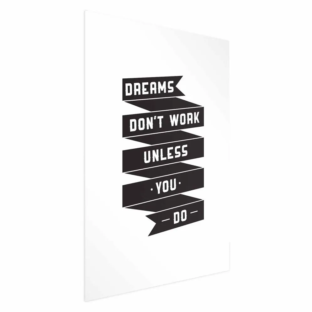 Plakat Dreams 21x30 cm bez ramy z marginesem | MIRAT.