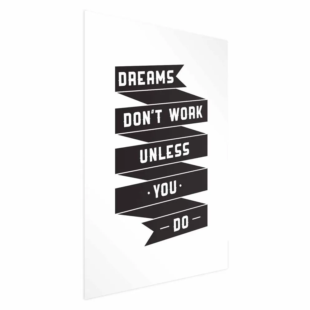 Plakat Dreams 21x30 cm bez ramy bez marginesu | MIRAT.