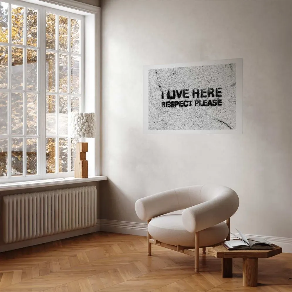 Plakat Respect 30x21 cm bez ramy z marginesem | MIRAT.