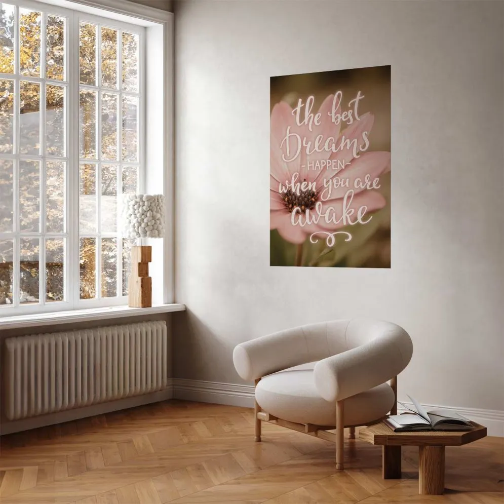 Plakat Best dreams 60x90 cm bez ramy bez marginesu | MIRAT.