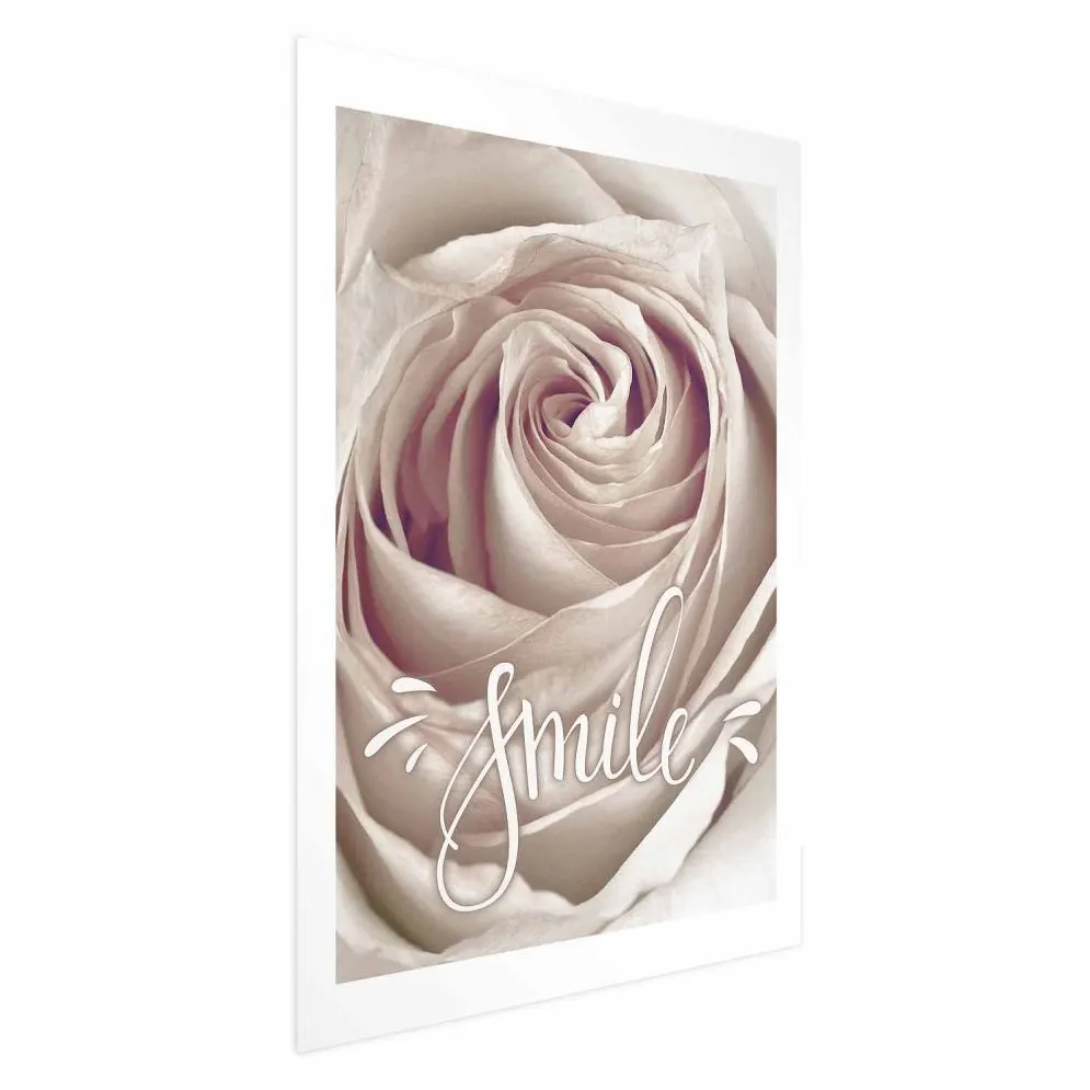 Plakat Uśmiechnij się 40x60 cm bez ramy z marginesem | MIRAT.