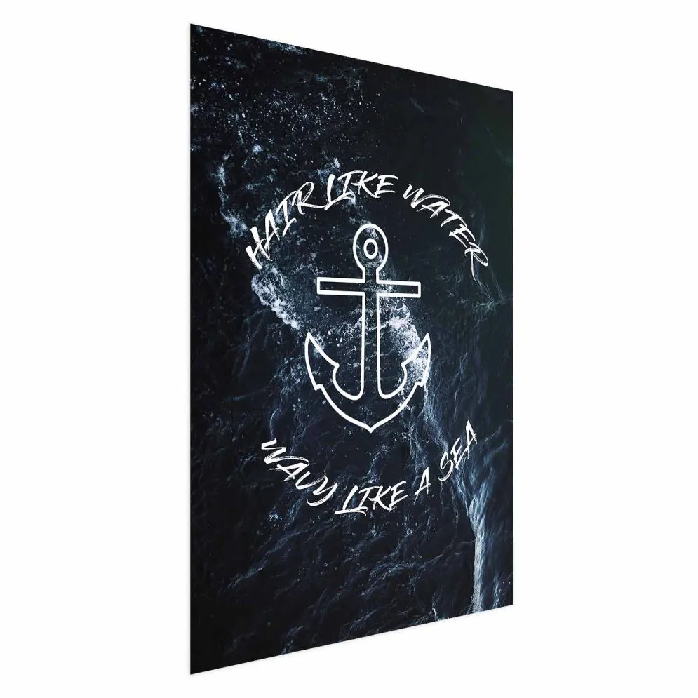 Plakat Like Water 21x30 cm bez ramy bez marginesu | MIRAT.