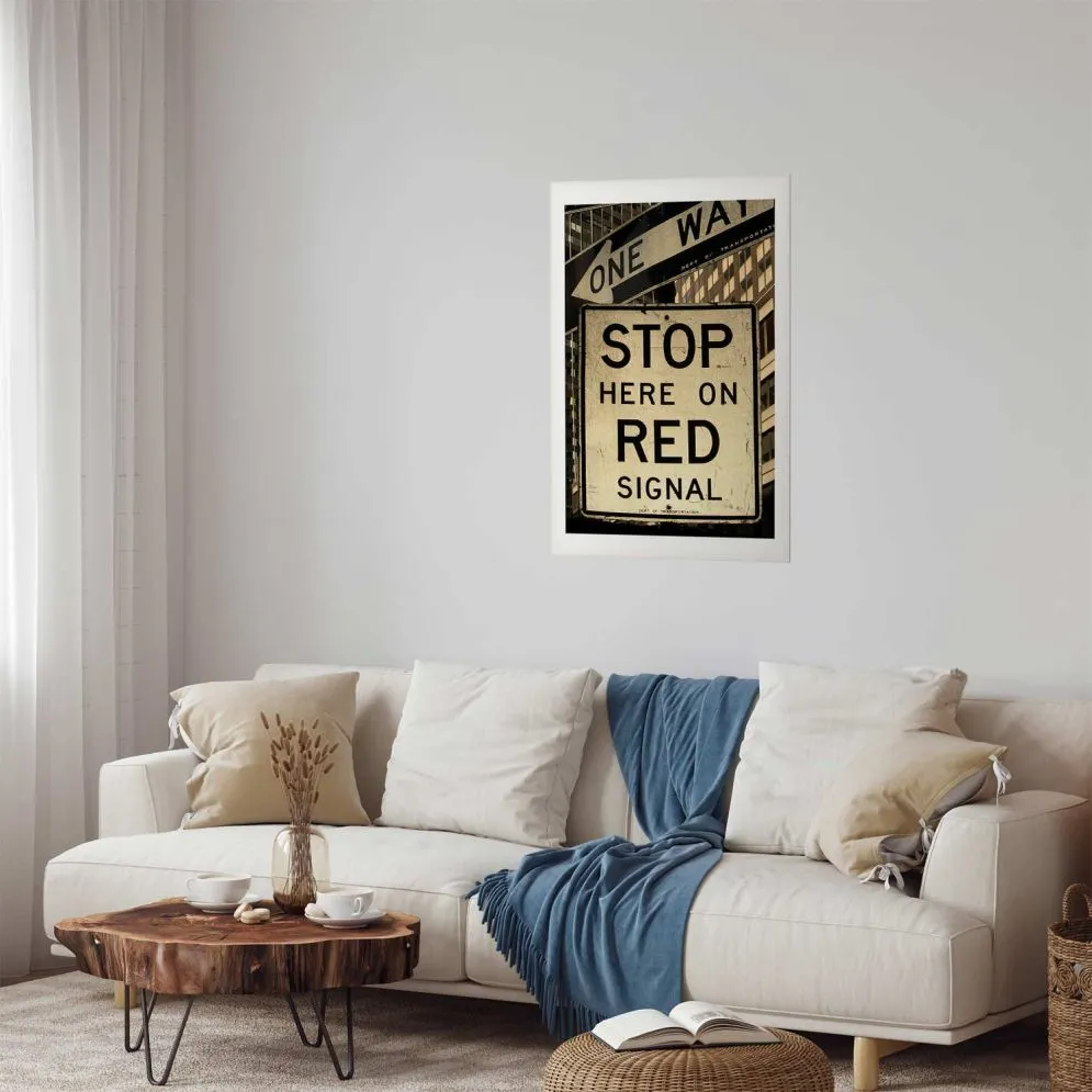 Plakat Znaki drogowe 40x60 cm bez ramy z marginesem | MIRAT.
