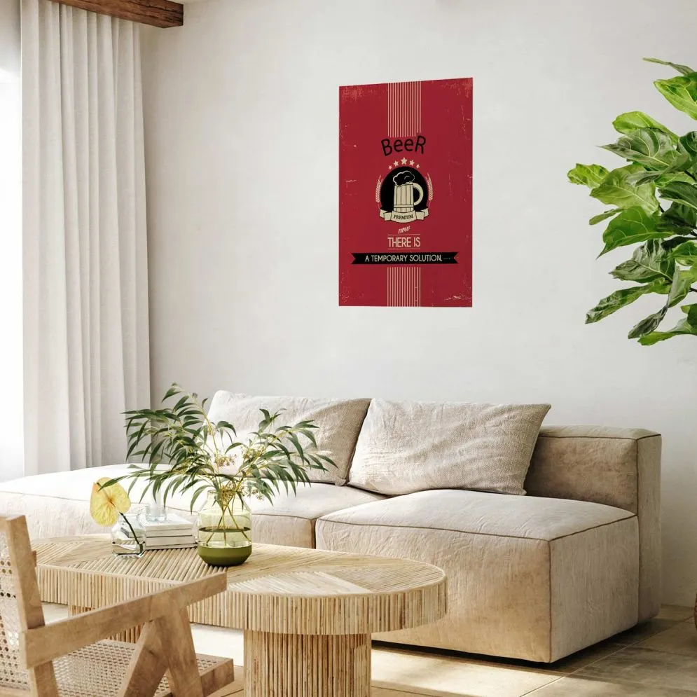 Plakat Premium Beer 21x30 cm bez ramy bez marginesu | MIRAT.