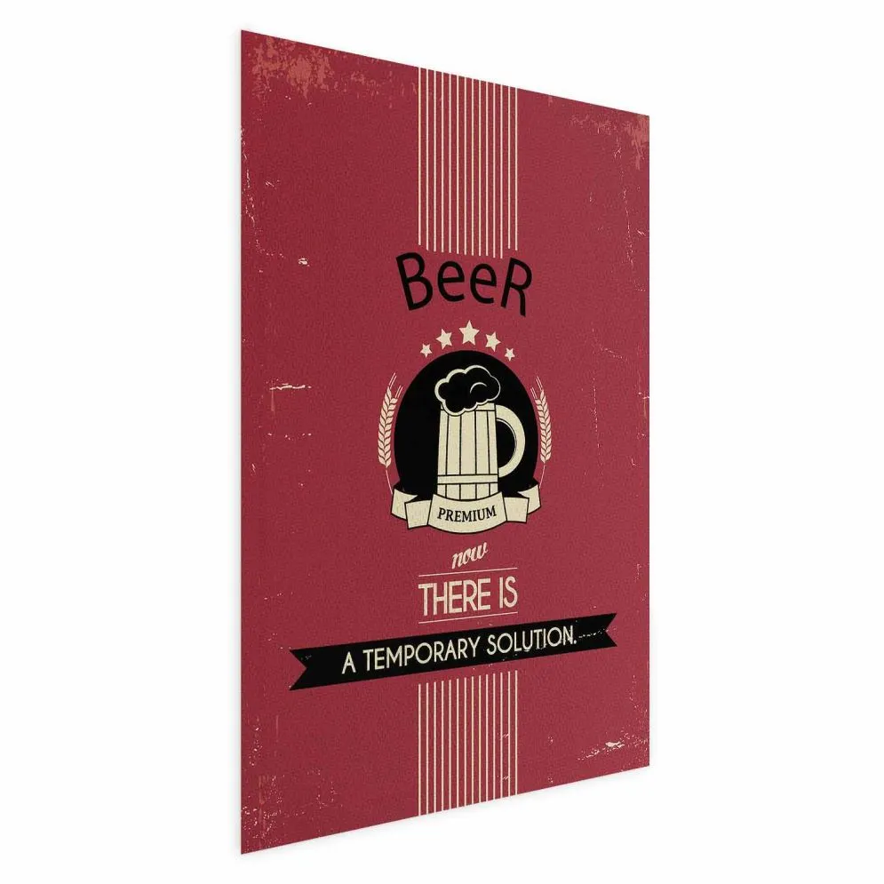 Plakat Premium Beer 21x30 cm bez ramy z marginesem | MIRAT.