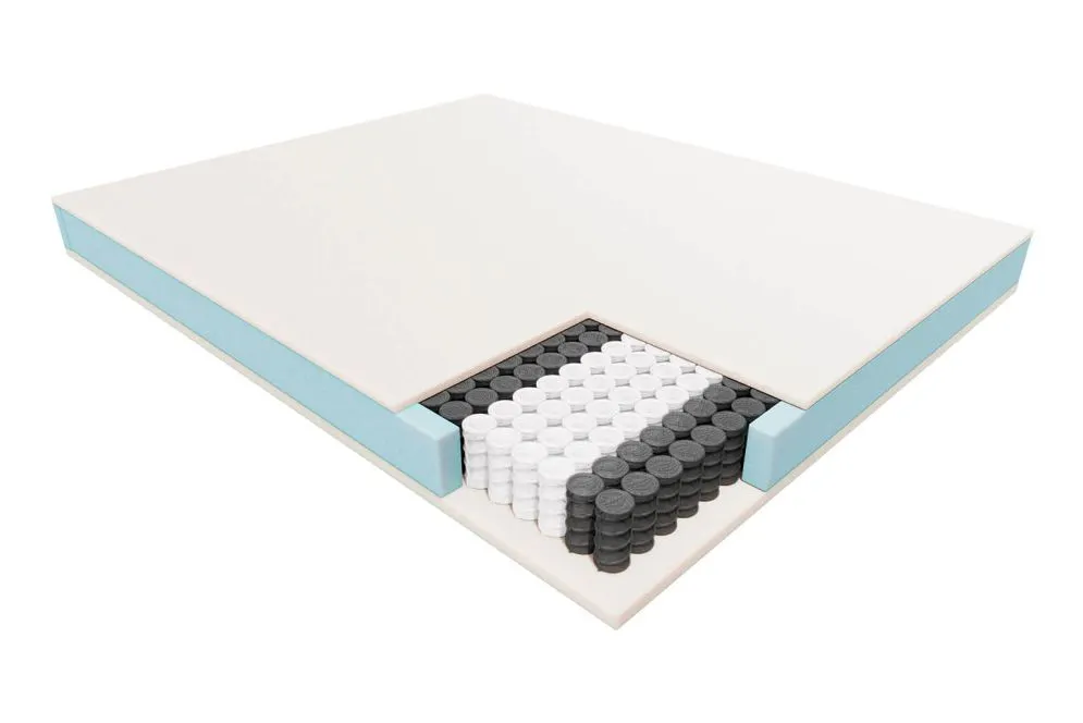 Materac kieszeniowy KLIO 120x200 z pianką średnio twardy | MIRAT.