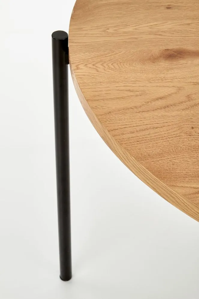 Okrągły stół MORGAN 120x120 dla 6 osób | MIRAT. w stylu LOFT kolekcja