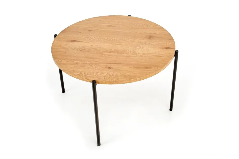 Okrągły stół MORGAN 120x120 dla 6 osób | MIRAT. w stylu LOFT kolekcja