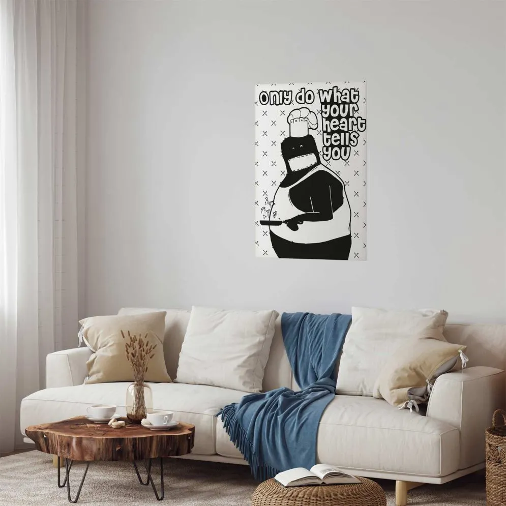 Plakat Motto 21x30 cm bez ramy bez marginesu | MIRAT.