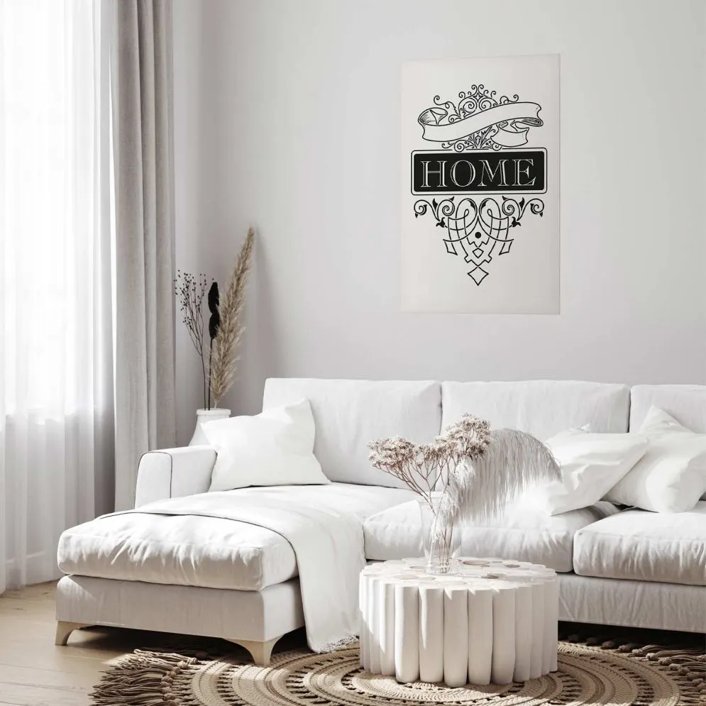 Plakat Home 21x30 cm bez ramy bez marginesu | MIRAT.