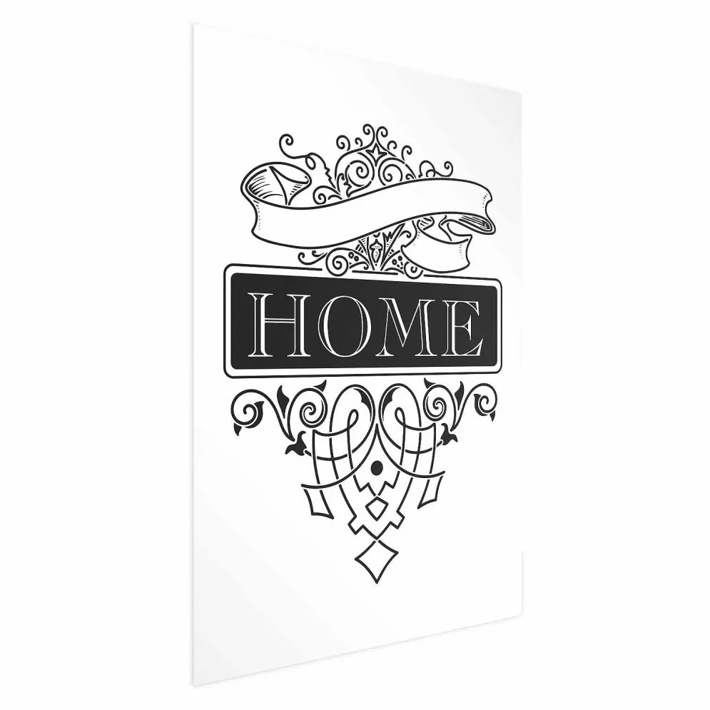 Plakat Home 21x30 cm bez ramy bez marginesu | MIRAT.