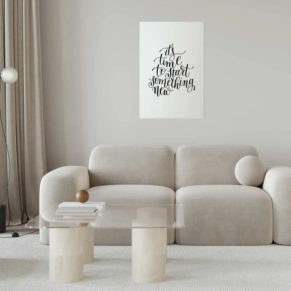 Plakat Something new 21x30 cm bez ramy z marginesem | MIRAT.