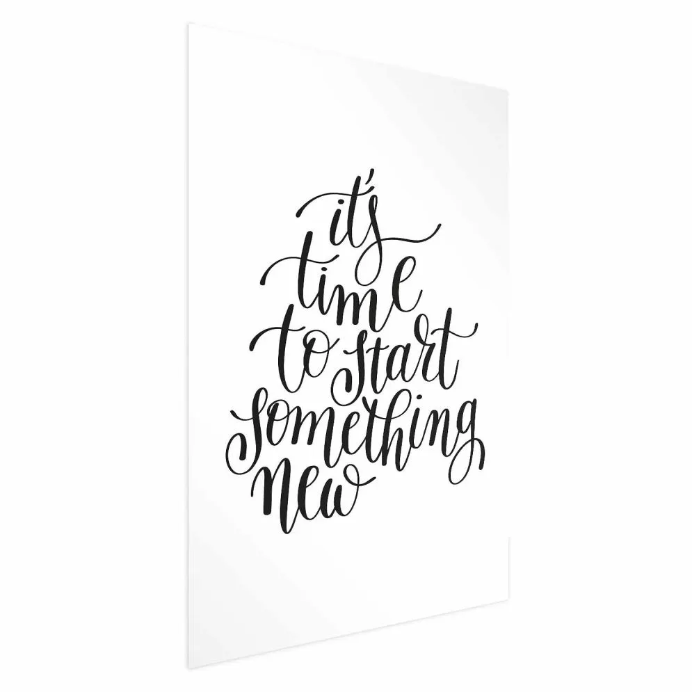 Plakat Something new 21x30 cm bez ramy bez marginesu | MIRAT.
