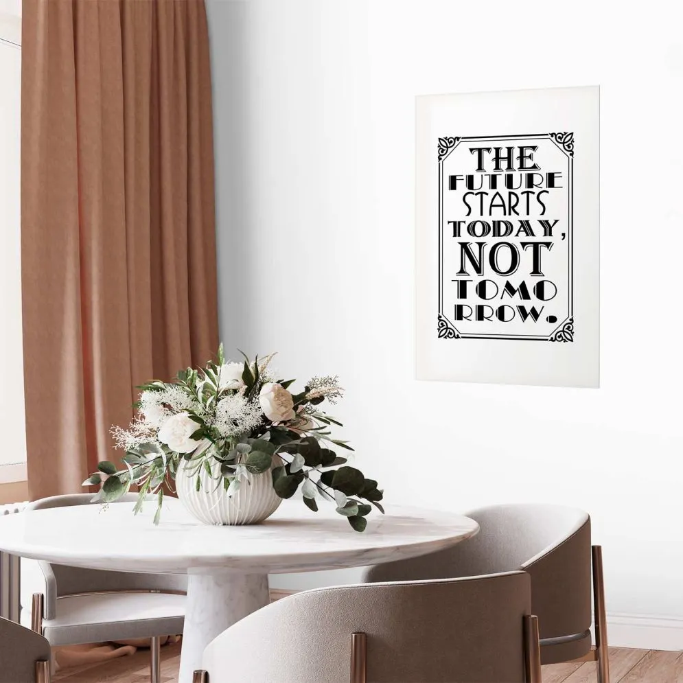 Plakat Future 40x60 cm bez ramy z marginesem | MIRAT.