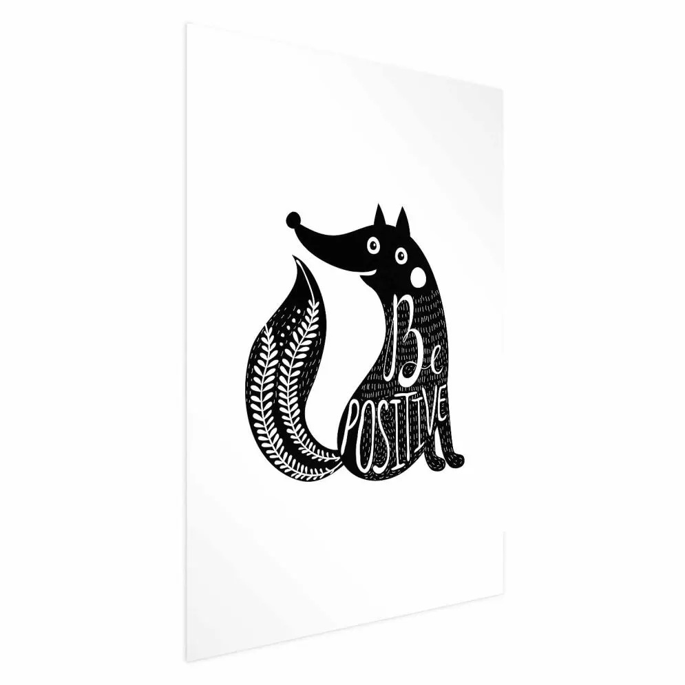 Plakat Białe linie 60x90 cm bez ramy z marginesem | MIRAT.