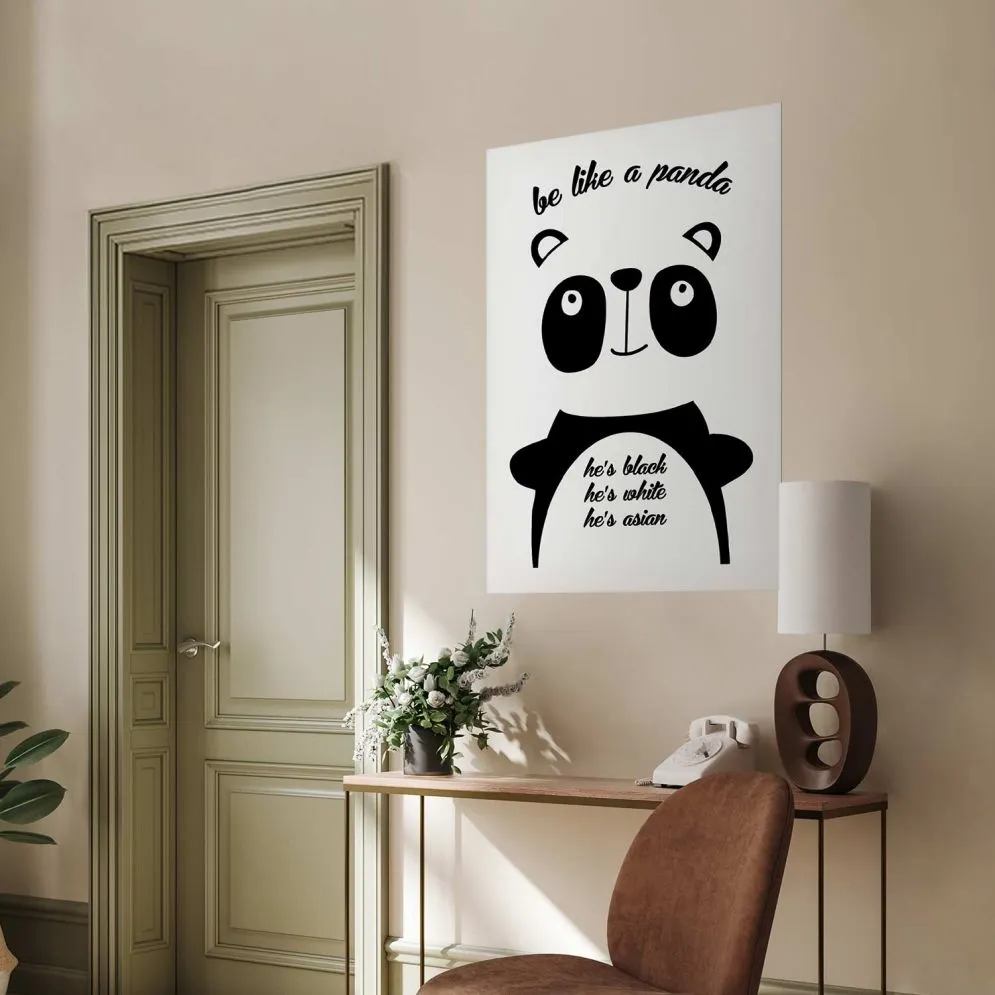 Plakat Panda 21x30 cm bez ramy bez marginesu | MIRAT.