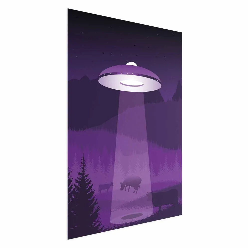 Plakat Ufo 60x90 cm bez ramy bez marginesu | MIRAT.