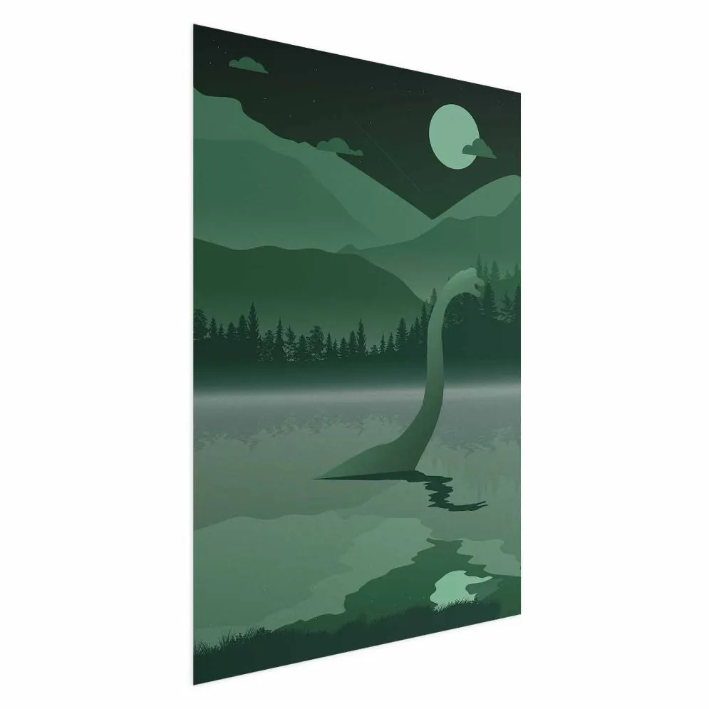 Plakat Loch Ness 21x30 cm bez ramy bez marginesu | MIRAT.