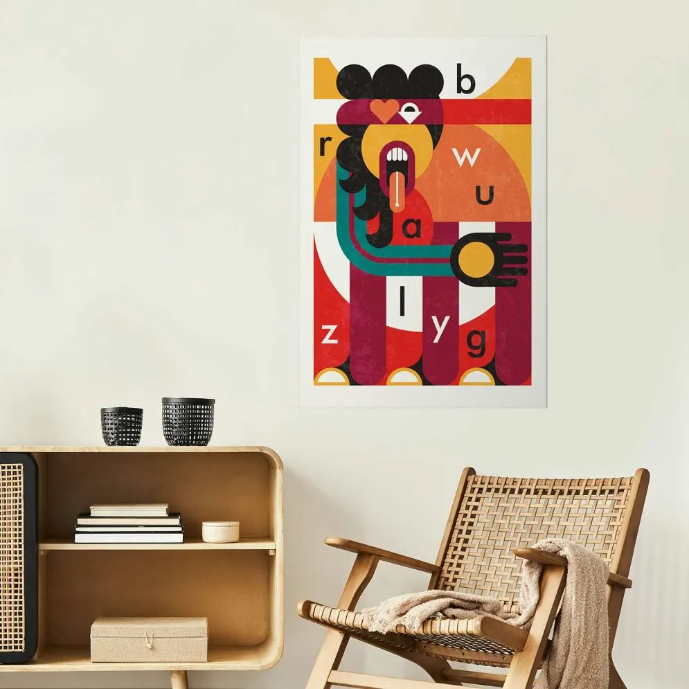 Plakat Sztuka designu 60x90 cm bez ramy z marginesem | MIRAT.