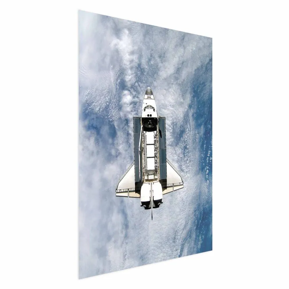 Plakat Wahadłowiec kosmiczny 21x30 cm bez ramy bez marginesu | MIRAT.