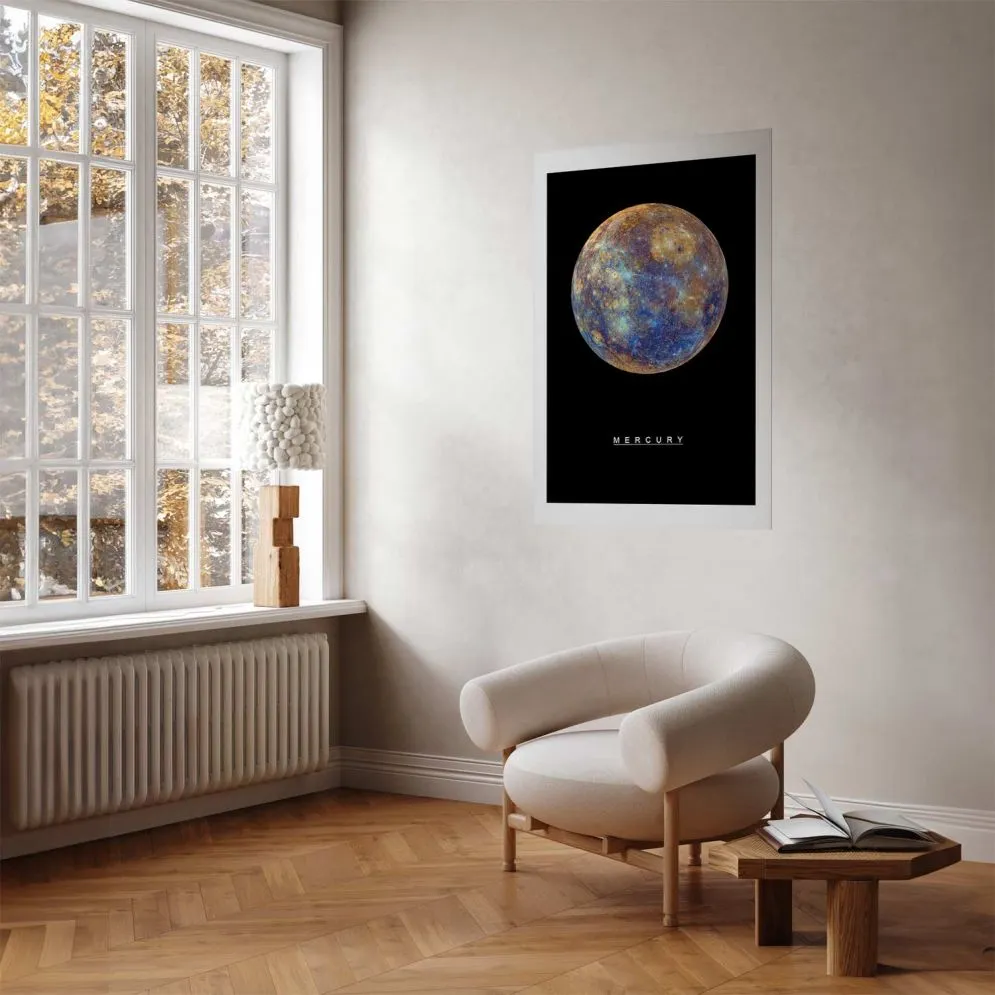 Plakat Merkury 21x30 cm bez ramy z marginesem | MIRAT.