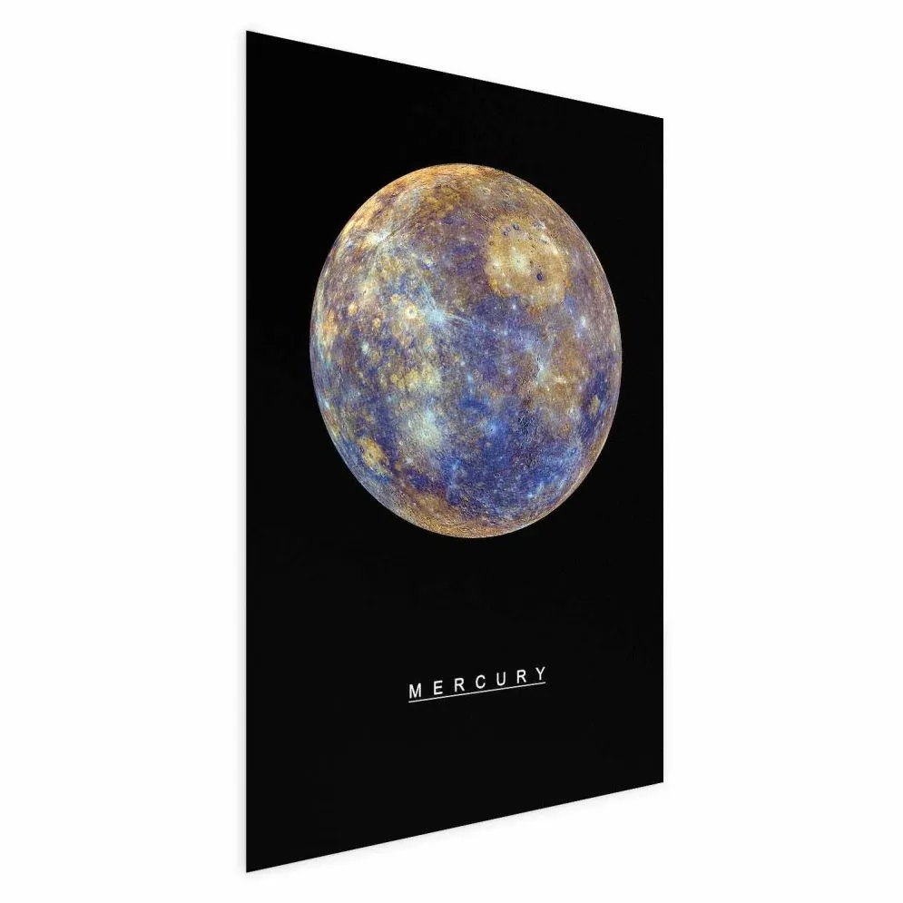 Plakat Merkury 21x30 cm bez ramy z marginesem | MIRAT.