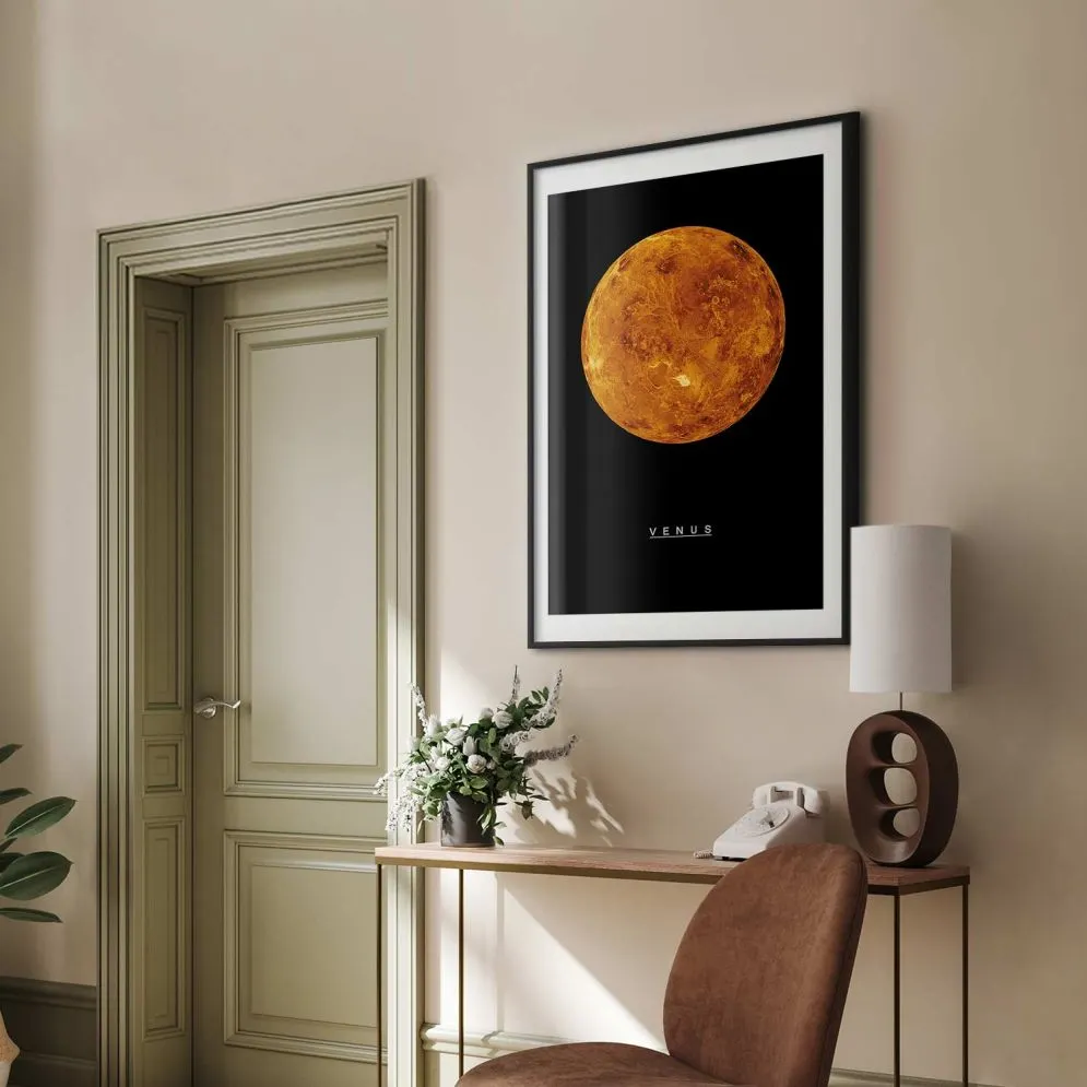 Plakat Wenus 40x60 cm z ramą czarną z marginesem | MIRAT.