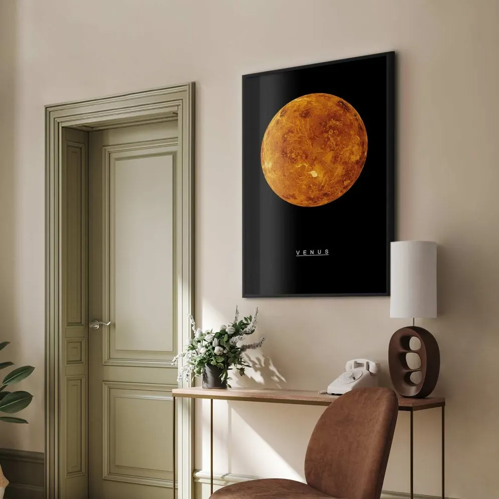 Plakat Wenus 21x30 cm z ramą czarną bez marginesu | MIRAT.