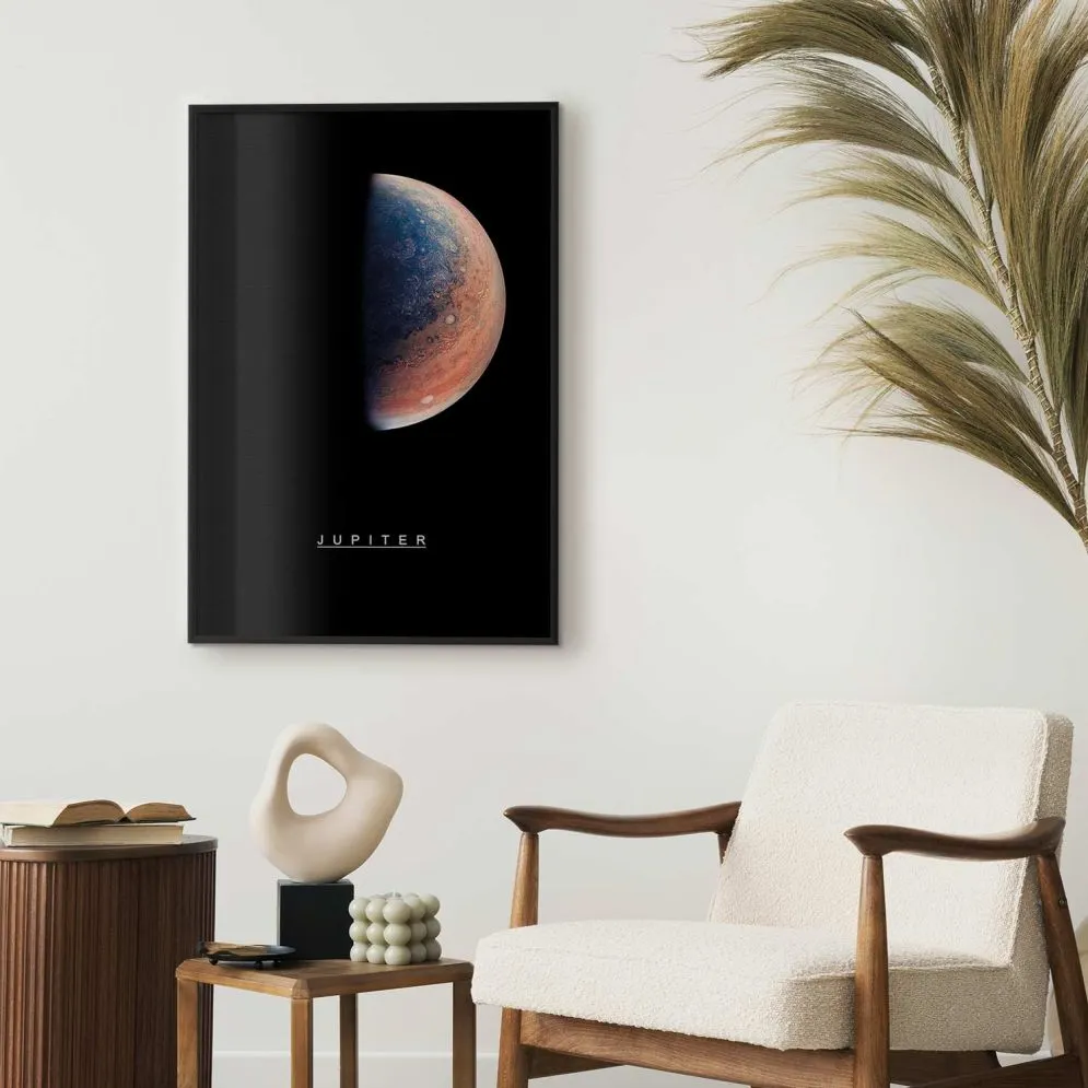 Plakat Jowisz 29,7x42 cm z ramą czarną bez marginesu | MIRAT.