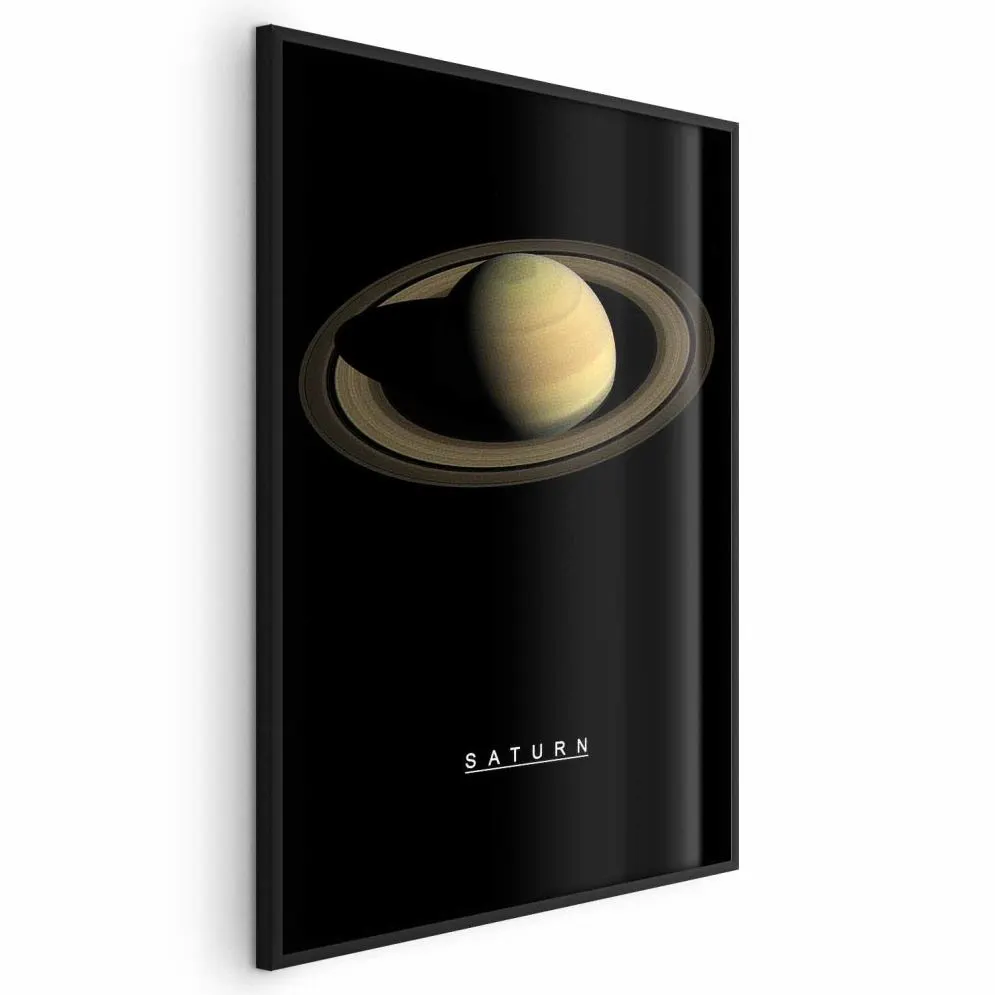 Plakat Saturn 29,7x42 cm z ramą czarną bez marginesu | MIRAT.
