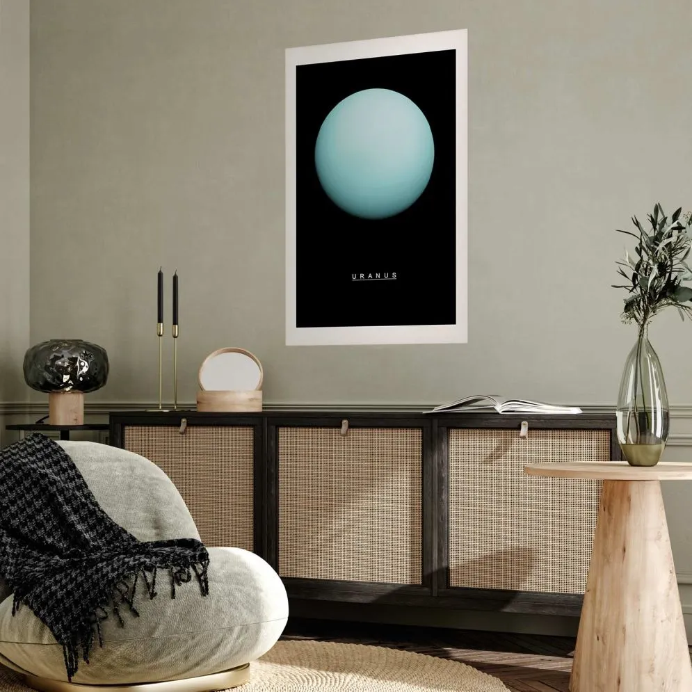 Plakat Uran 21x30 cm bez ramy z marginesem | MIRAT.