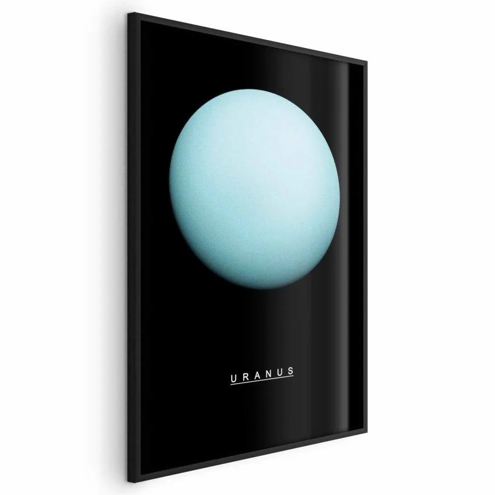 Plakat Uran 29,7x42 cm z ramą czarną bez marginesu | MIRAT.