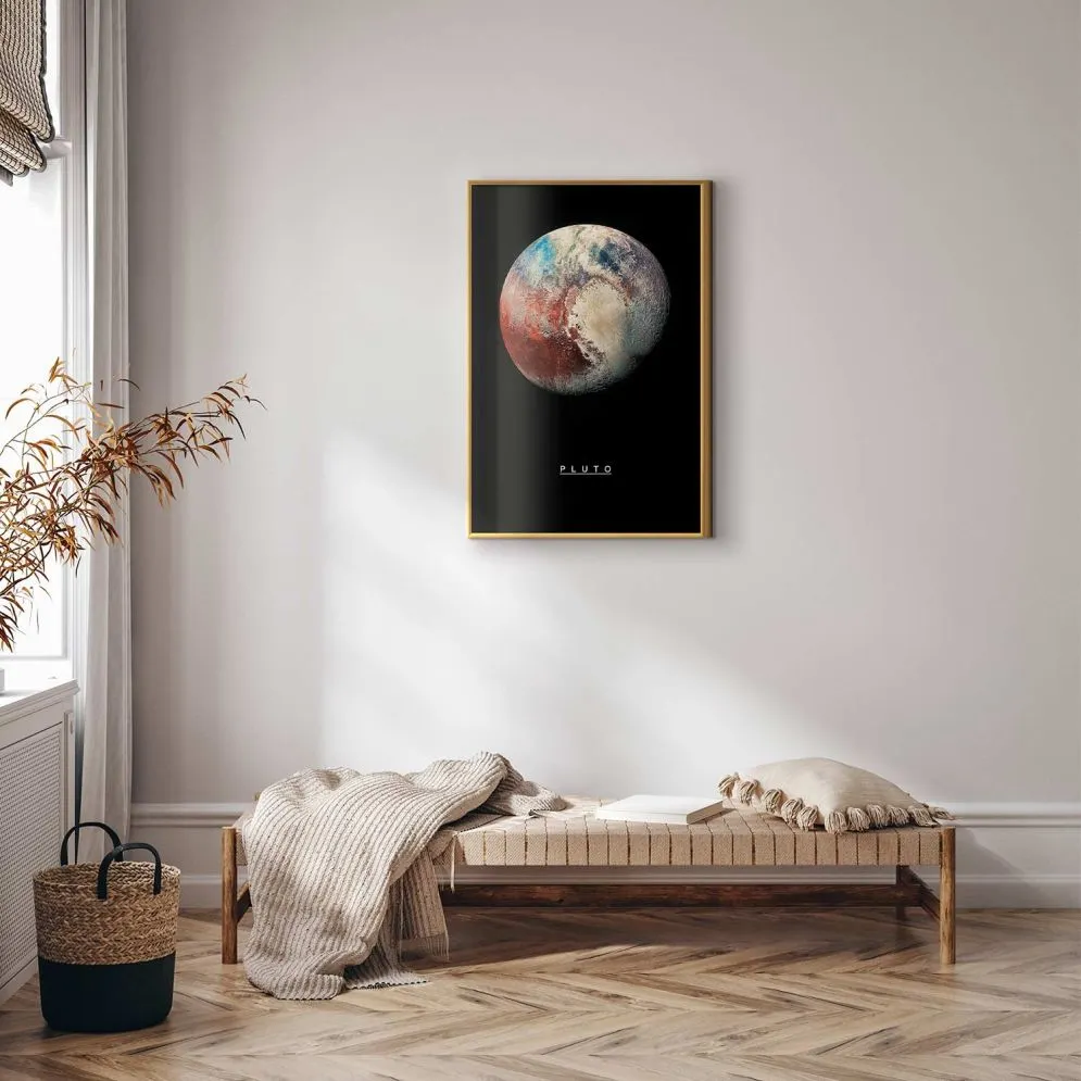 Plakat Pluton 40x60 cm z ramą złotą bez marginesu | MIRAT.