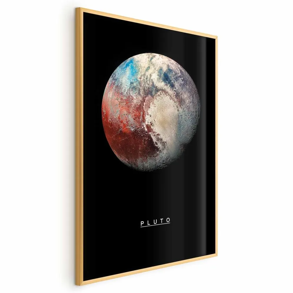 Plakat Pluton 40x60 cm z ramą złotą bez marginesu | MIRAT.
