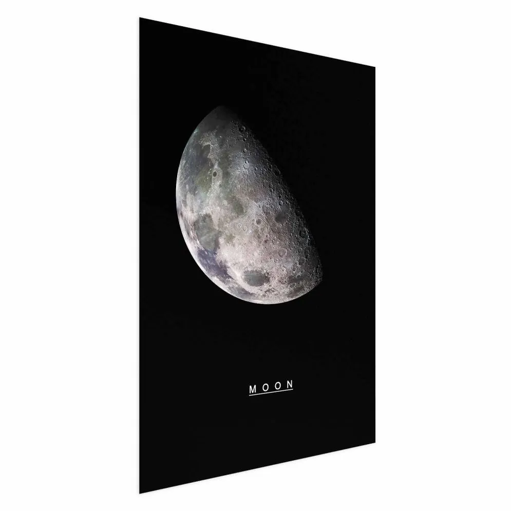Plakat Księżyc 60x90 cm bez ramy bez marginesu | MIRAT.