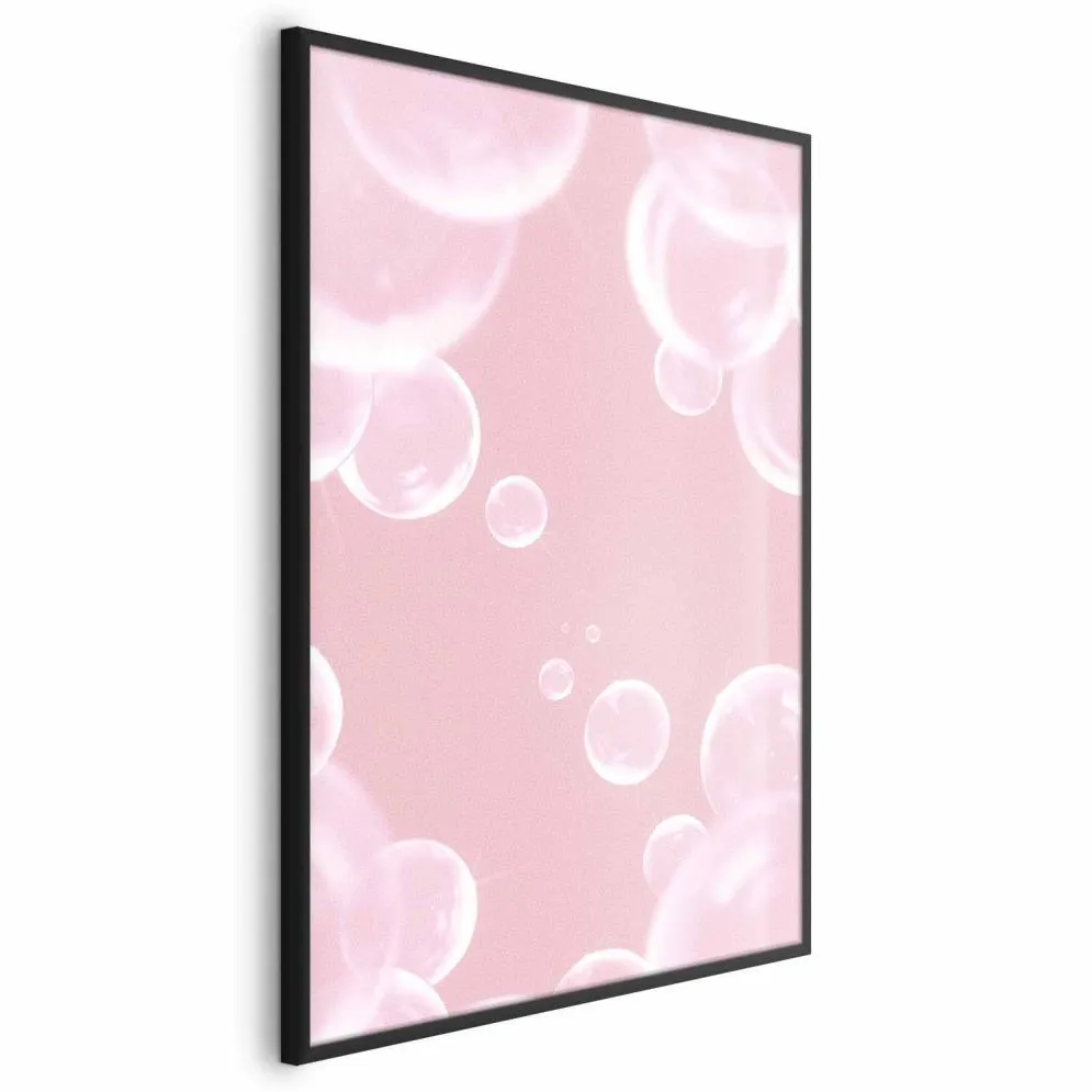 Plakat Subtelny powiew 60x90 cm z ramą czarną bez marginesu | MIRAT.