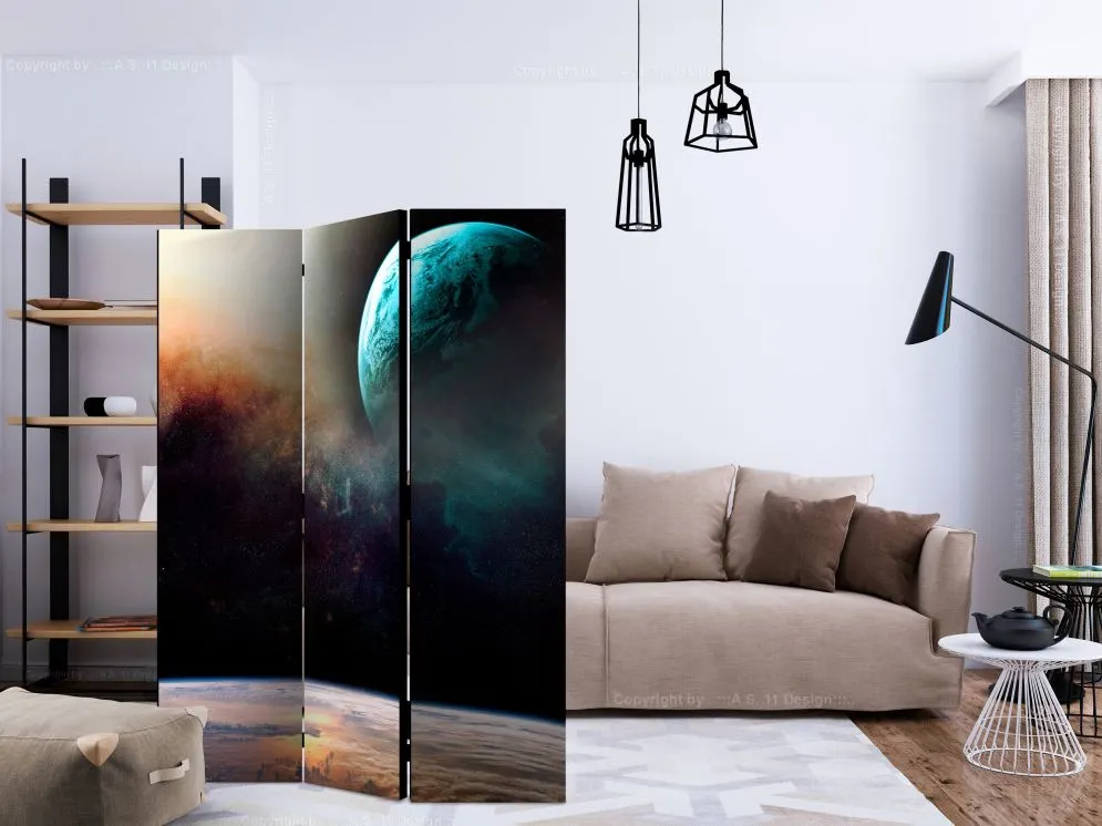 Parawan jednostronny Pejzaże 135x172 cm 3-częściowy wielokolorowy | MIRAT.