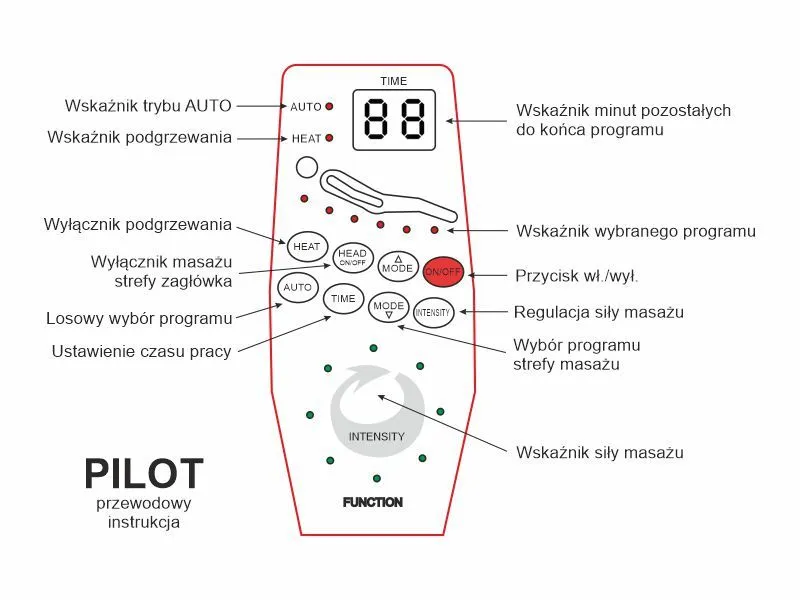 Fotel rozkładany NEPTUN VELVET M jasnoszary masujący welurowy I sklep meblowy MIRAT.