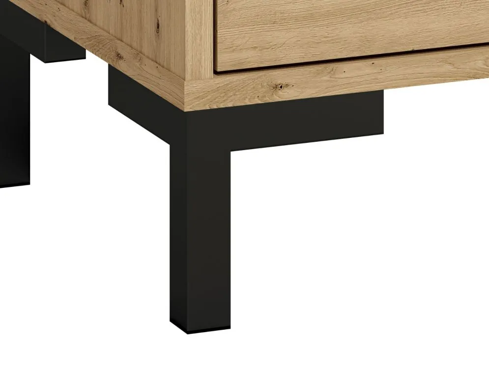 Szafka na buty NIKOLA 55 dąb artisan w stylu loft I sklep meblowy MIRAT. styl LOFT