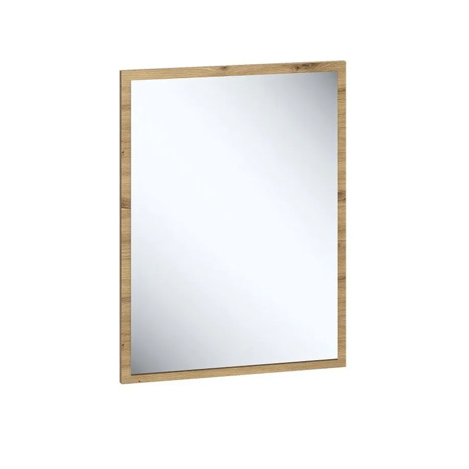 Lustro wiszące NIKOLA 65x50 dąb artisan do przedpokoju I sklep meblowy MIRAT.  kolekcja NIKOLA