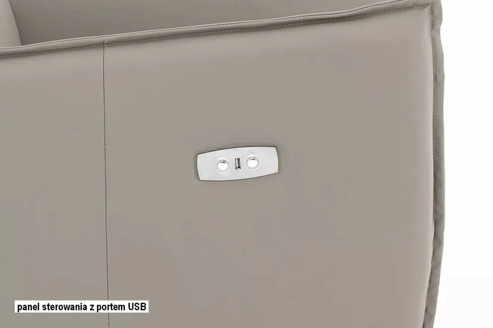 Fotel rozkładany NOTOS beżowy rozkładany elektrycznie I sklep meblowy MIRAT.