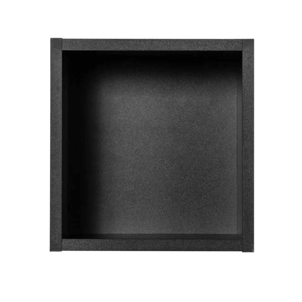 Półka wisząca NOVA BLACK 83-27-Q 27x25cm czarna kubik I sklep meblowy MIRAT. kolekcja NOVA