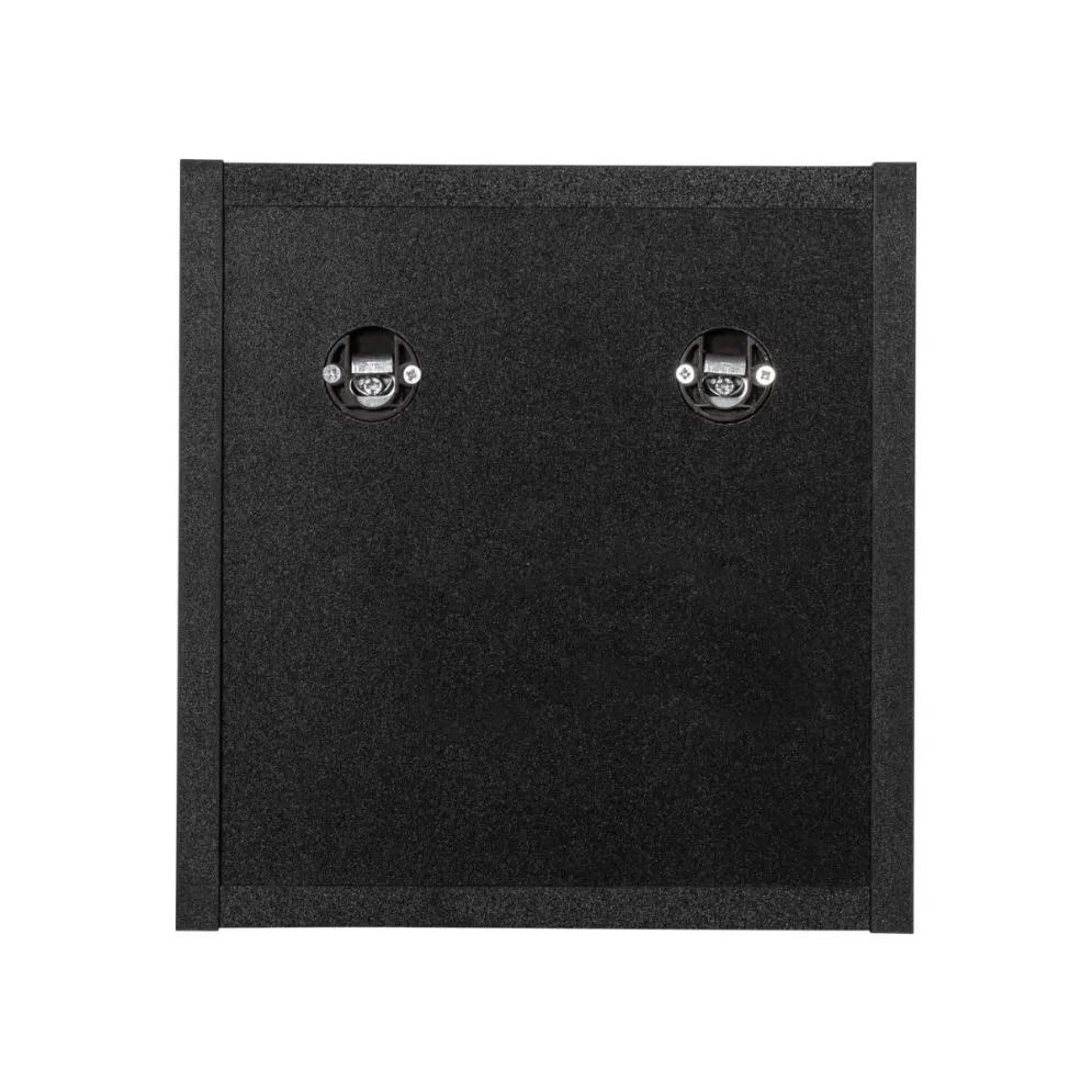 Półka wisząca NOVA BLACK 83-27-Q 27x25cm czarna kubik I sklep meblowy MIRAT. kolekcja NOVA