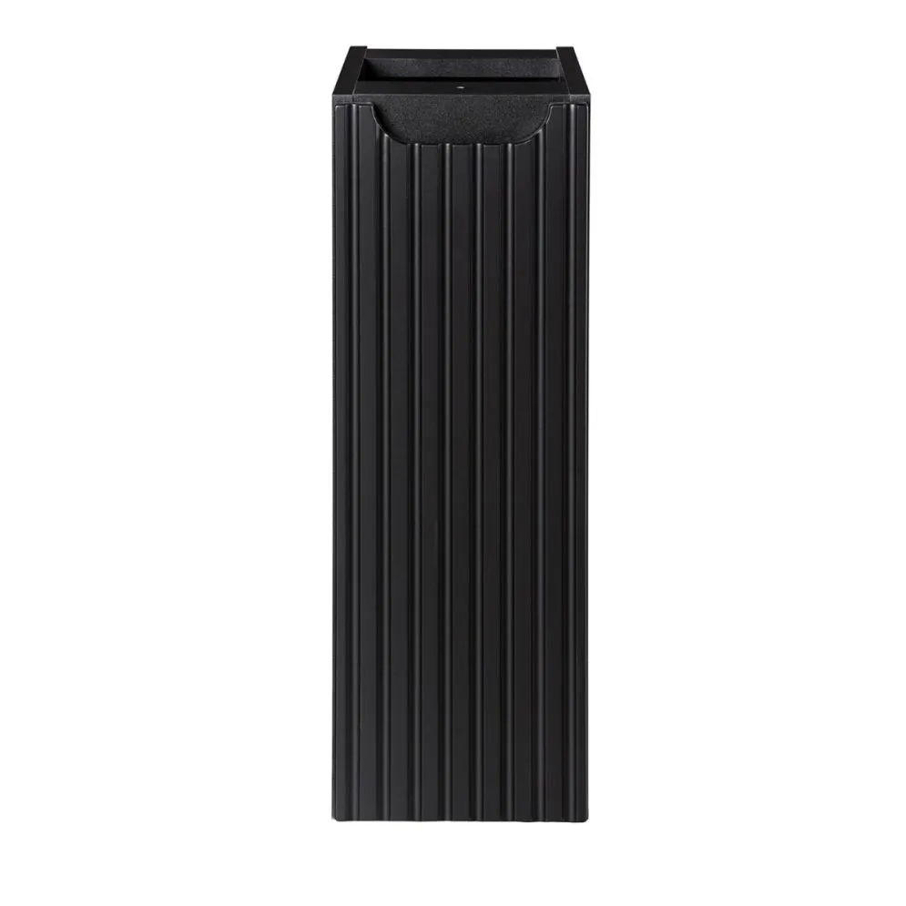Szafka łazienkowa NOVA BLACK D2 81-20-1D 20cm czarna wąska I sklep meblowy MIRAT. styl RYFLOWANY