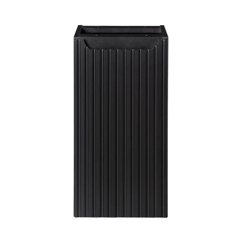 Szafka łazienkowa NOVA BLACK D2 81-30-1D 30cm czarna wisząca I sklep meblowy MIRAT. styl RYFLOWANY