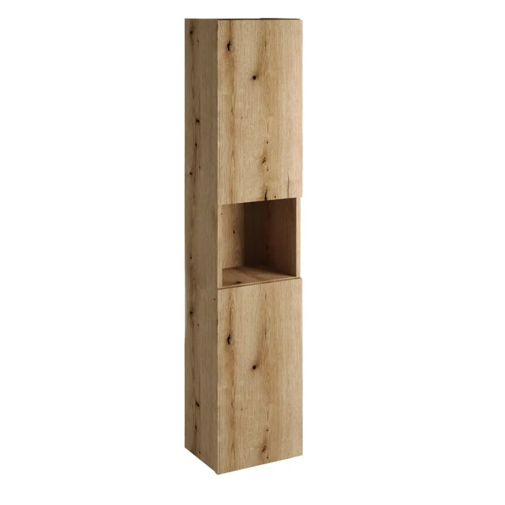 Szafka łazienkowa NOVA OAK 80-03-2D dąb coast evoke słupek I sklep meblowy MIRAT. styl SKANDYNAWSKI